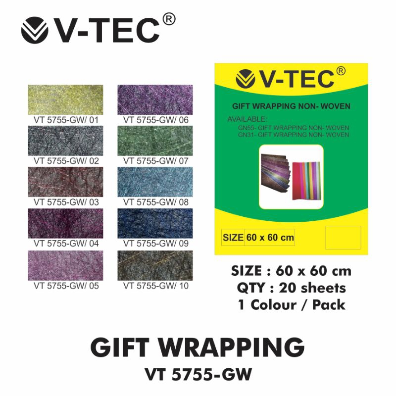 

Gift Wrapping Type: VT 5755-GW