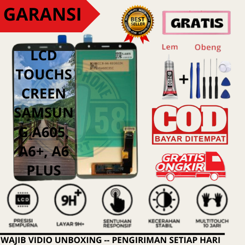LCD TOUCHSCREEN SAMSUNG A605, A6+, A6 PLUS