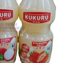 

MINUMAN KUKURU STAWBERRY YOGHURT DAN NATA DE COCO 280 ML