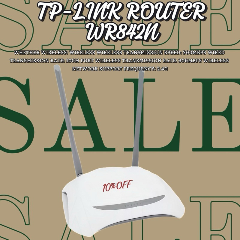 Router TP--link WR842N 300MBPS bekas.