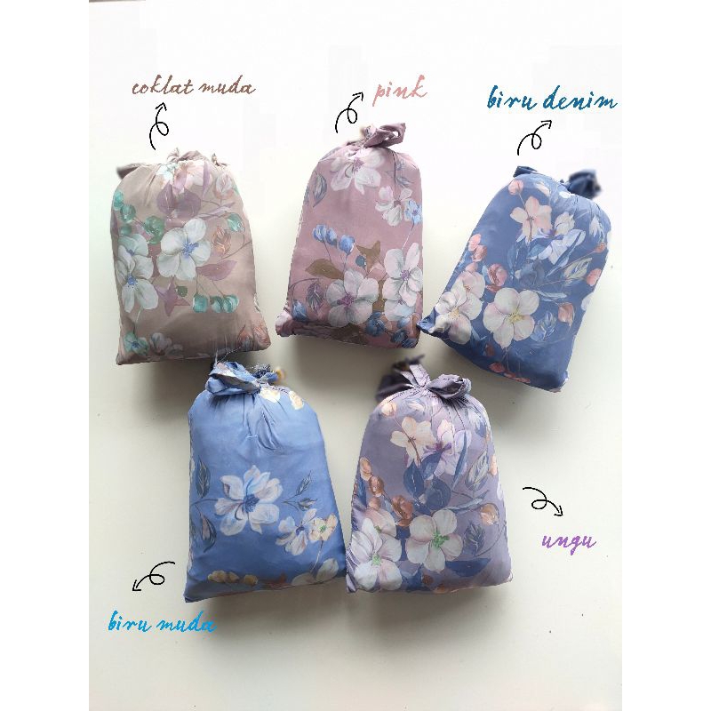 Mukena parasut dewasa motif bunga