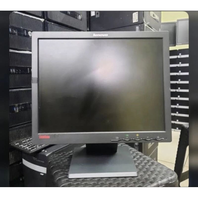 OBRAL MURAH MONITOR LCD 16INCH KOTAK LENOVO LIKE NEW BERGARANSI