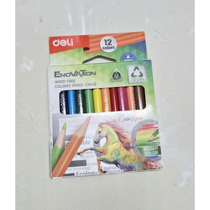 

Pensil Warna Deli Enovation 12 Color