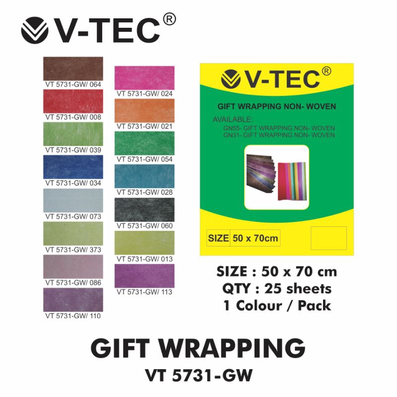 

Gift Wrapping TYPE: VT 5731-GW