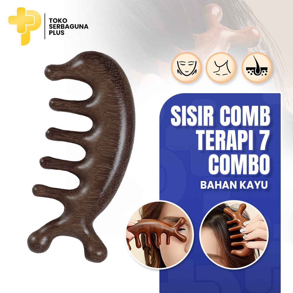 NEW Sisir Pijat Terapi Rambut Kepala Leher Bahu Jidat Serbaguna