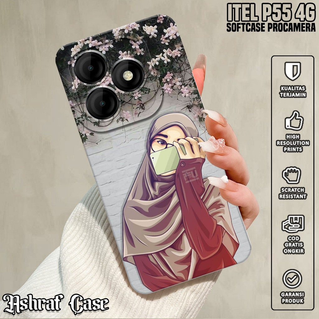 Casing ITEL P55 4G - Casing Hp ITEL P55 4G ( HJB ) Silikon Hp ITEL P55 4G - Softcase Hp ITEL P55 4G 