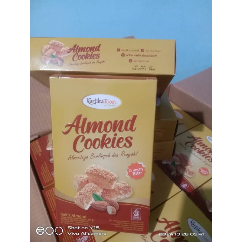 

Kartika toast almond cookies 51gr