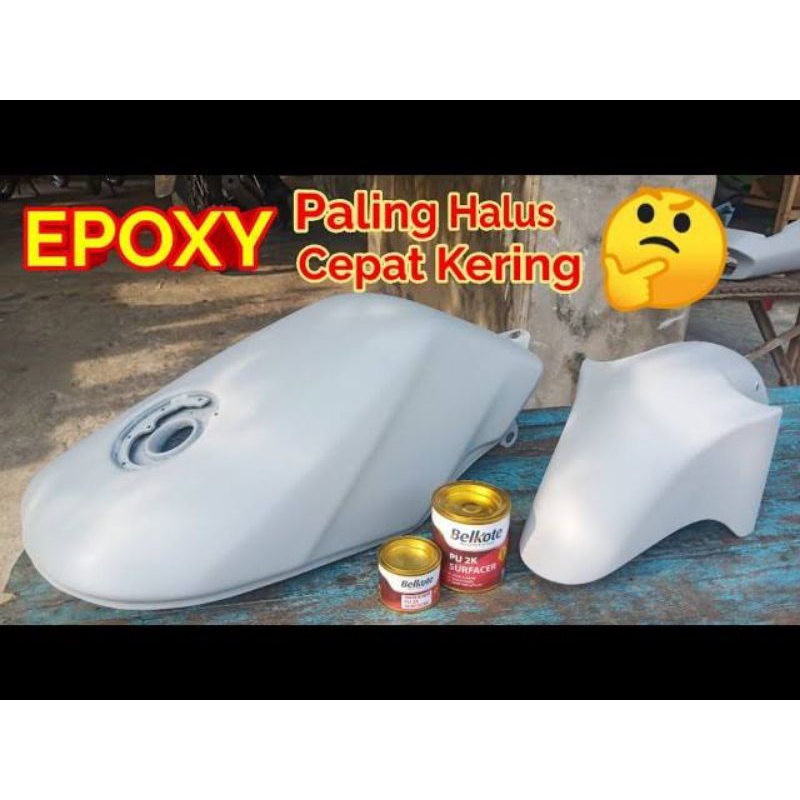 Cat Dasar Epoxy Belkote PU 2K Surfacer Grey Poksi Cepat Kering