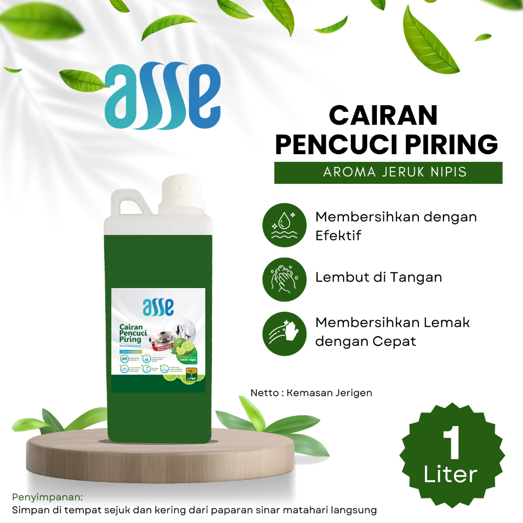 Sabun Cuci Piring 1 liter - sabun cuci piring 1000ml - sabun cuci piring aroma jeruk nipis 1L - SABU