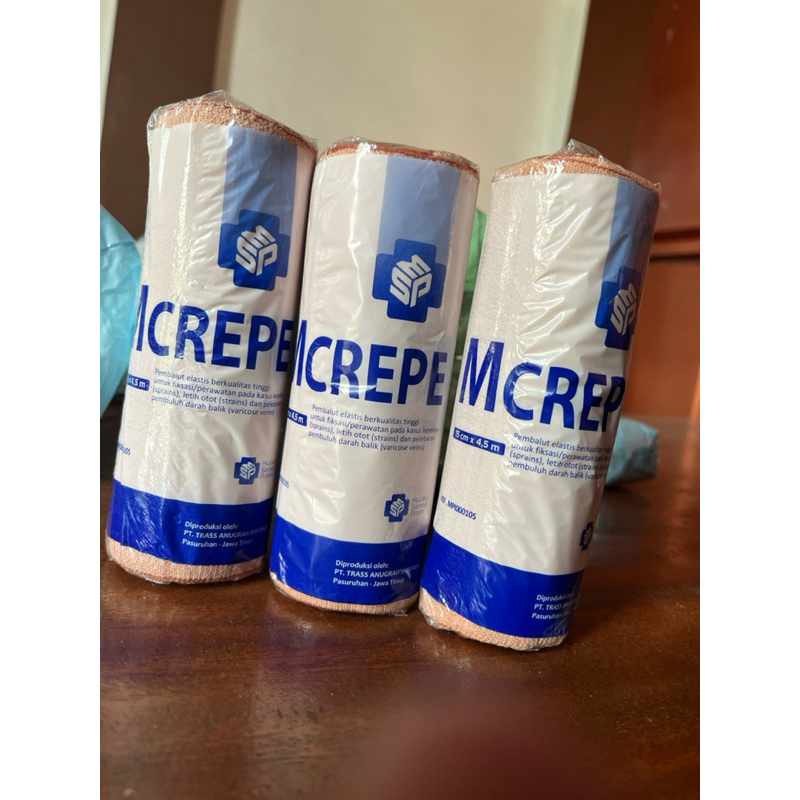 Perban Elastis 15cm x 4,5m Mcrepe