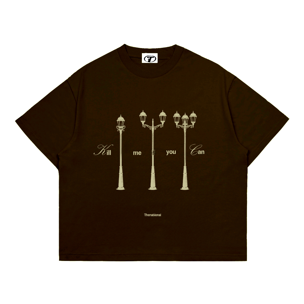 Thenational Boxy T-shirt BoxyFit 24s Yoro Dark Brown
