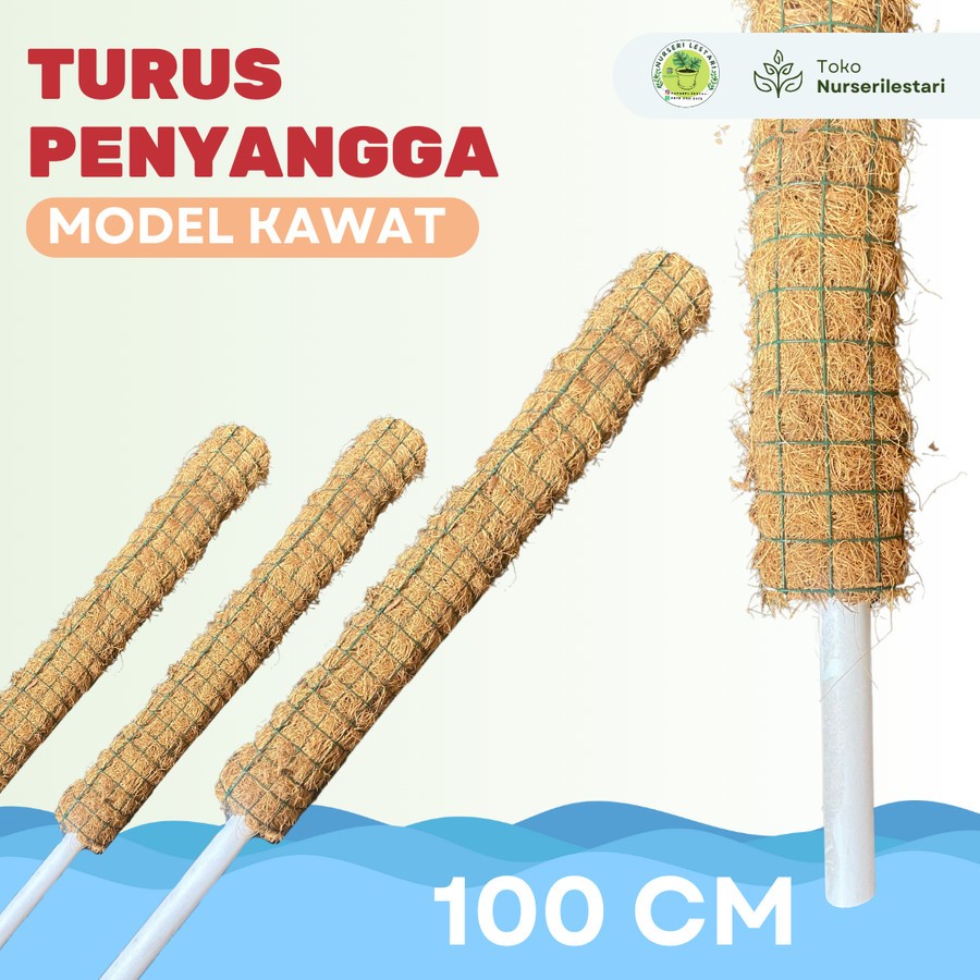 Turus Penyangga Rambatan Lilit Tanaman - Model Kawat 100 Cm