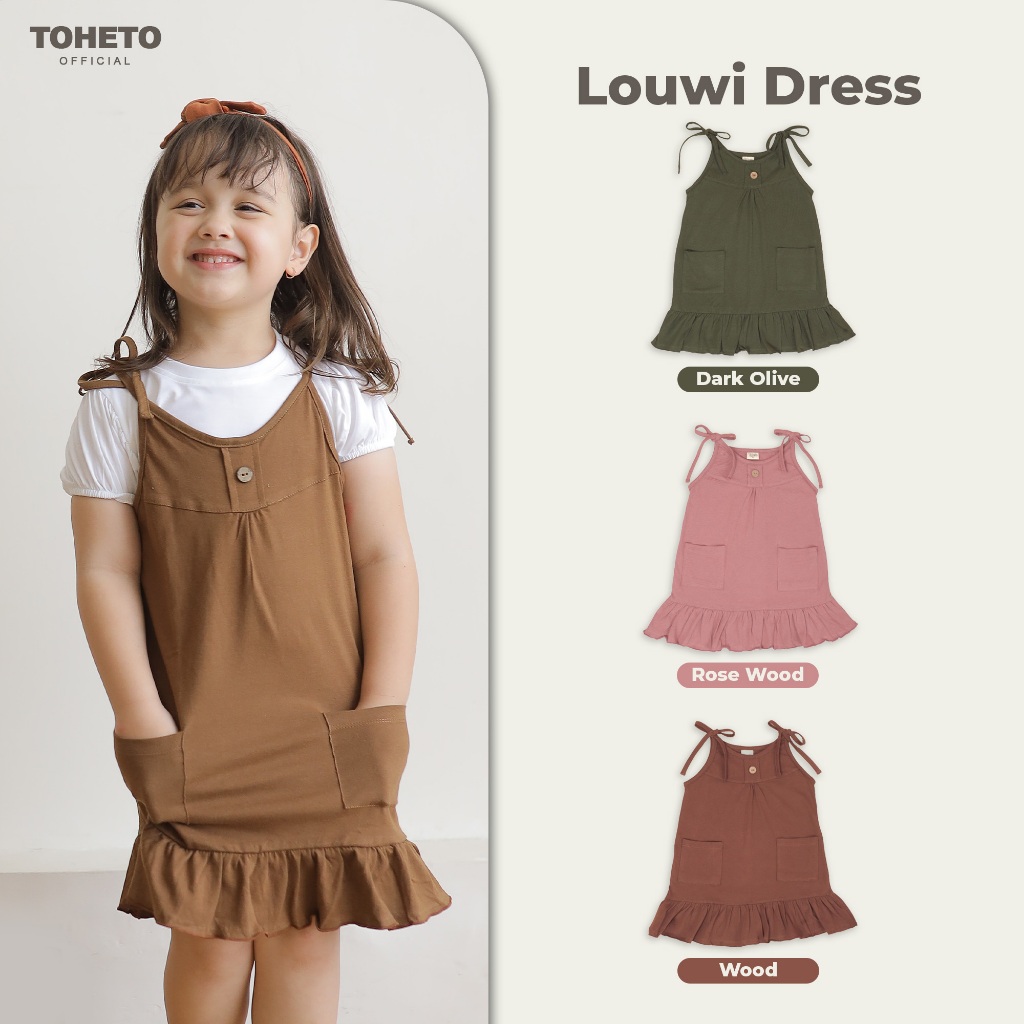 Toheto - Louwie Dress Anak Perempuan 1-4 Tahun