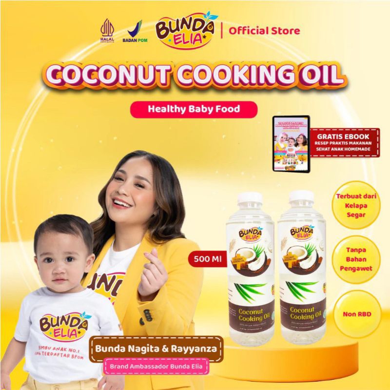 

Bumbu Bunda Elia Coconut Cooking Oil / Minyak MPASI / BB Booster MPASI / CCO / VCO / Lemak MPASI / Minyak Bayi