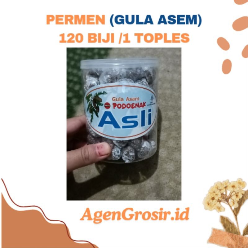 

A Grosir - Permen Gula Asem Podo Enak 120 biji/ 1 toples