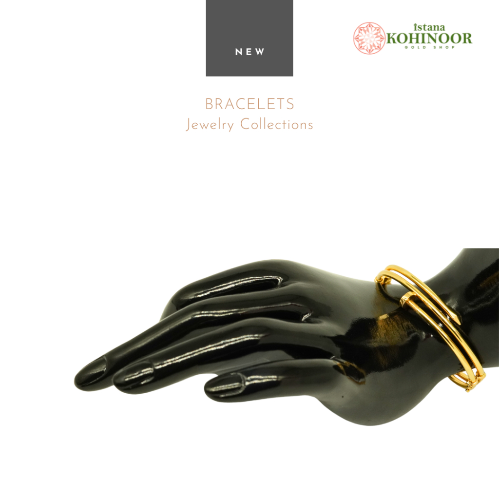 KOHINOOR NEW GELANG EMAS GOLD VARIASI YELLOW GOLD EMAS