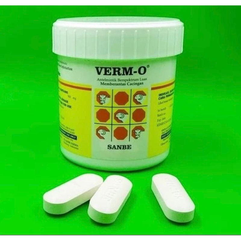 Verm O Bolus Obat Cacing Bolus Obat cacing Sapi