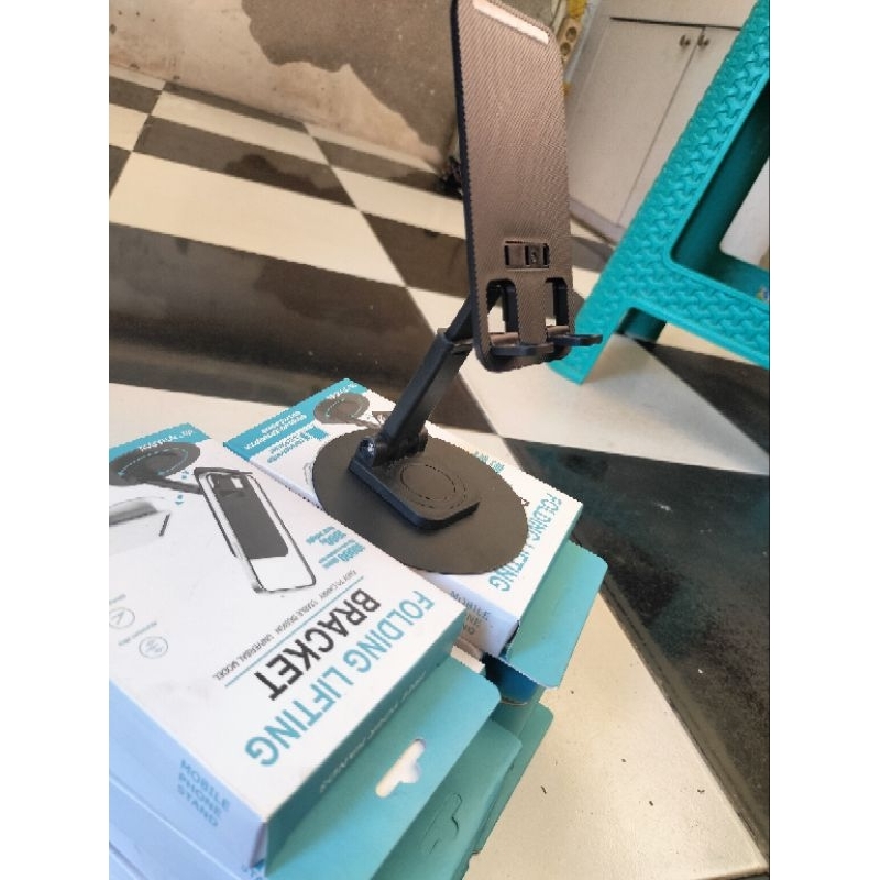 Braket penyangga hp bawahan besi