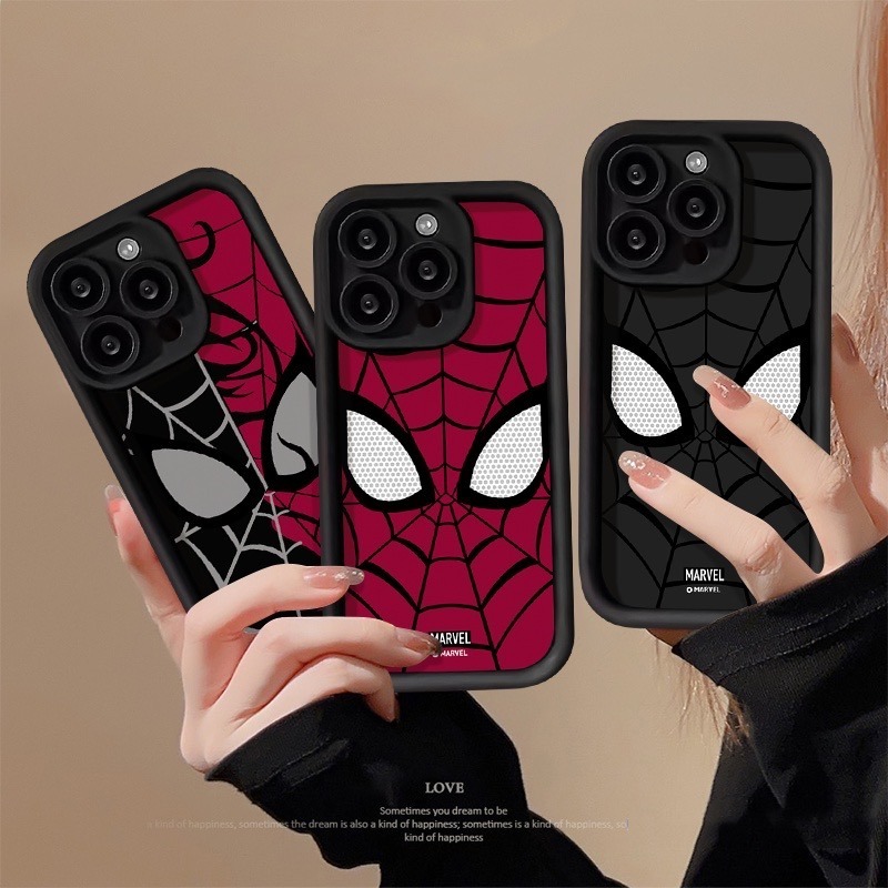 YX31 CASE SILIKON GHERO SPIDERMAN UNTUK OPPO A57 A58 A60 A74 A78 A79 A83 F1S F11 PRO RENO 4F 5 5F 6 
