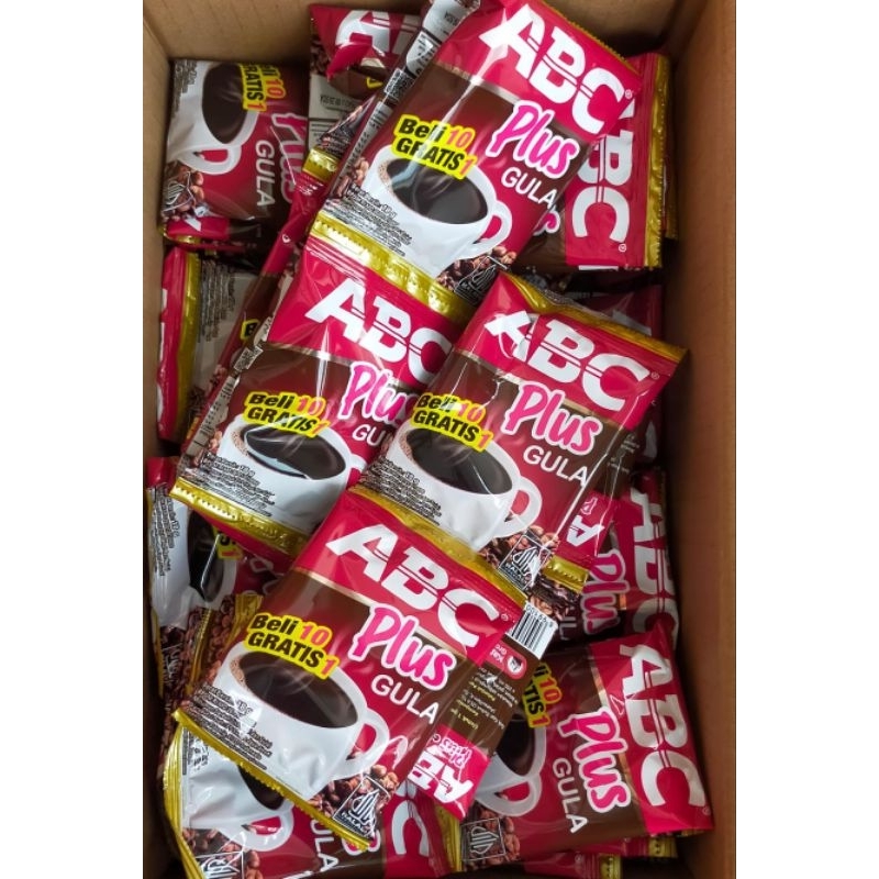 

KOPI ABC PLUS GULA MERUAH 10PCS