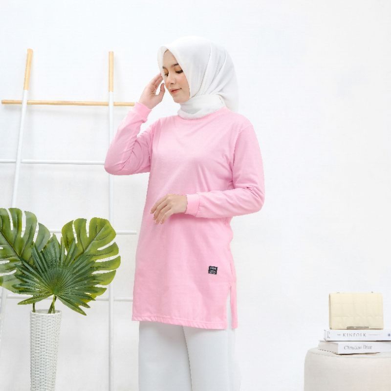 BAJU wanita lengan panjang, tunik viral,baju kaos wanita