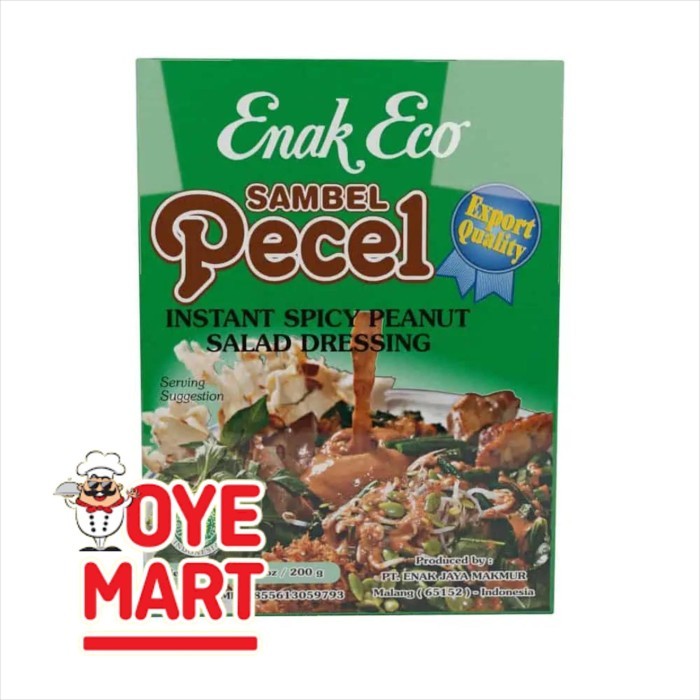 

ENAK ECO SAMBEL PECEL SEDANG BOX 185GR/ BUMBU INSTAN