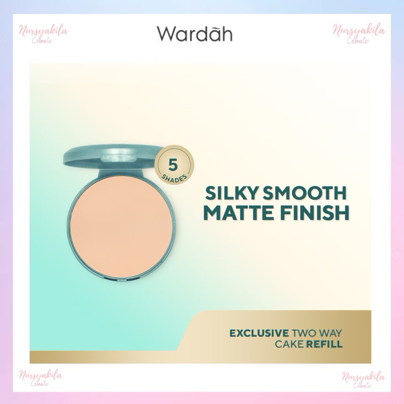 Refill Wardah Exclusive Two Way Cake 12 g - Isi Ulang Bedak Padat TWC