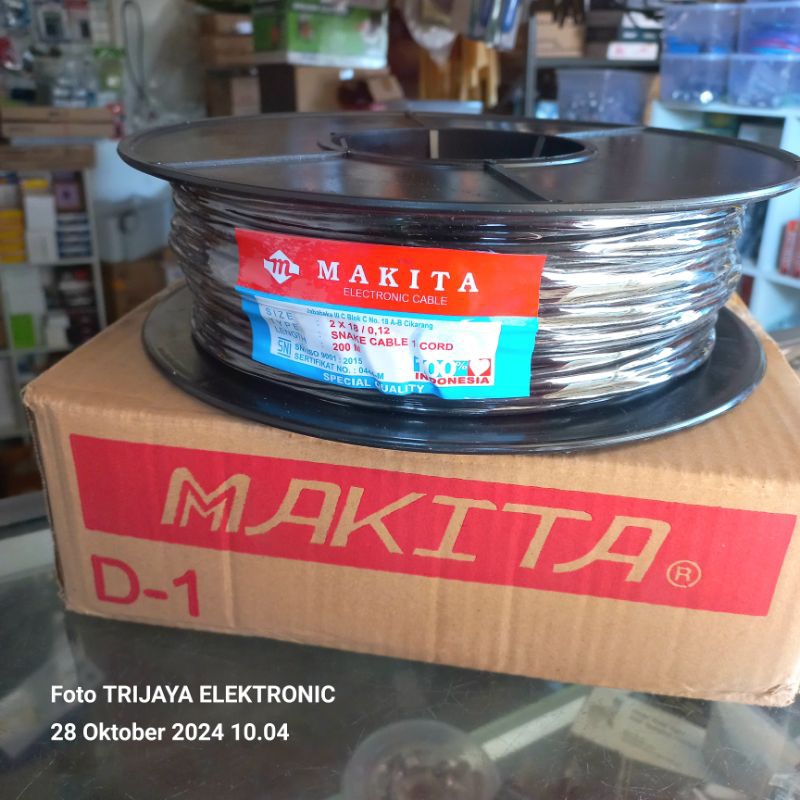 KABEL HEAD AUDIO CANARE MAKITA / SOUND / KABEL  MIC L2T 2S  HITAM PERMETER