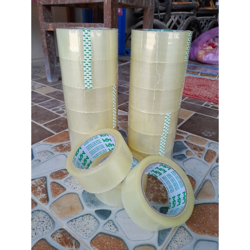 

Lakban Bening 45mm panjang 100yard - Lakban Bening Berkualitas