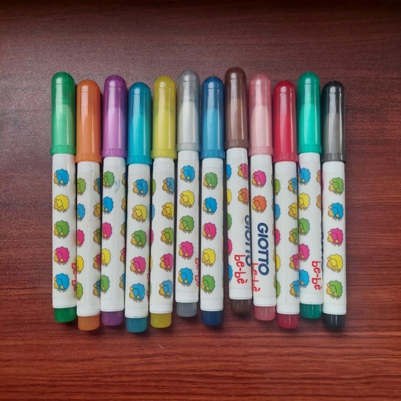 

PRELOVED SPIDOL ANAK GIOTTO BEBE MARKER 12pcs