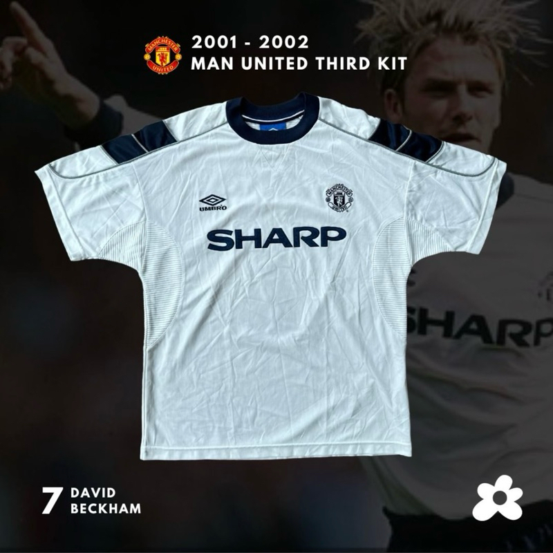 Jersey Original Manchester United Third 1999 - 2000 #7 David Beckham