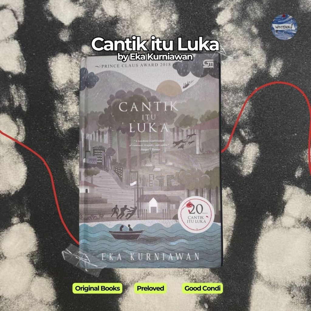 (Preloved) Cantik itu Luka by Eka Kurniawan Hardcover special 20th anniversary edition Novel Sastra 