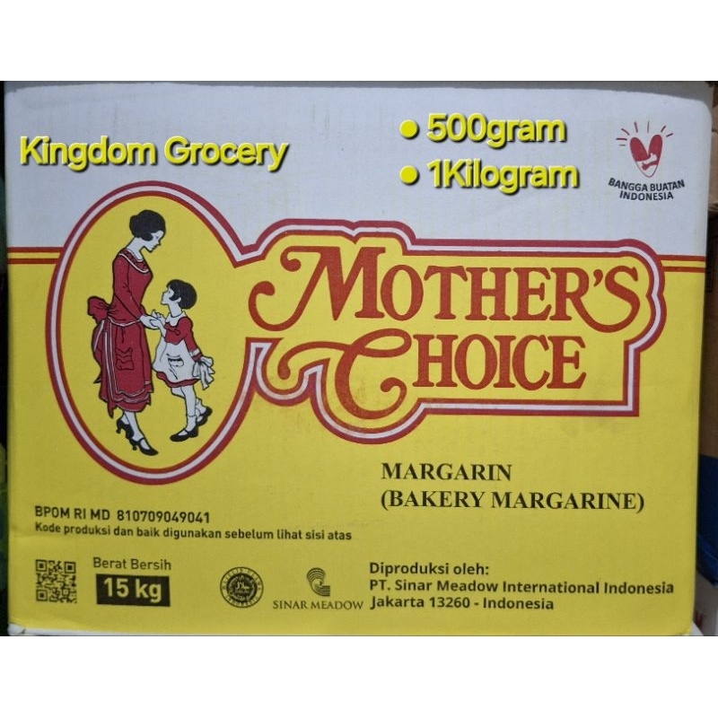 

MOTHER'S CHOICE MARGARINE (BAKERY MARGARINE) ORIGINAL