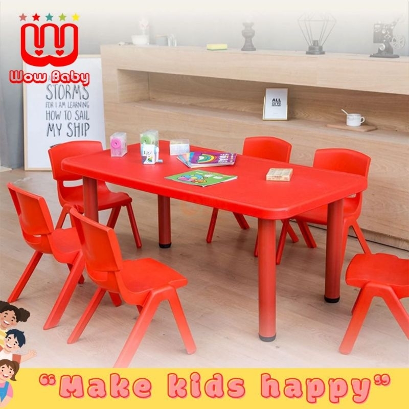 JM MEJA PERSEGI PANJANG  JM-CT101 INFORMA - MEJA BELAJAR ANAK / MEJA KELAS TK SD / YARIS TABLE RECTA