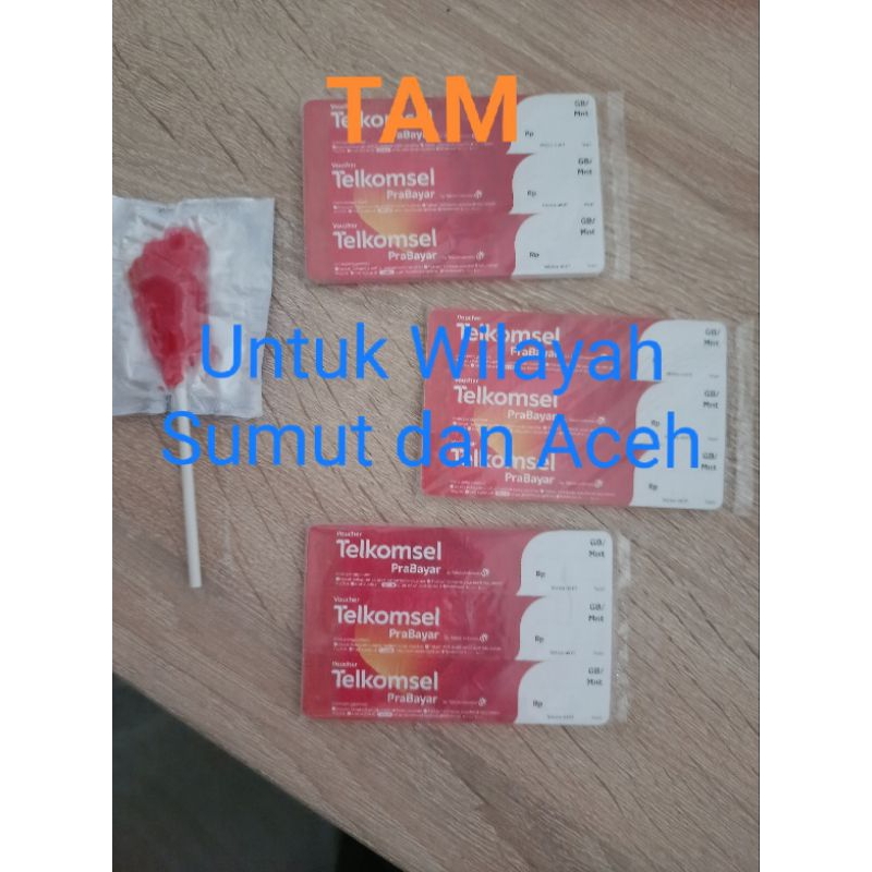 Voucher internet telkomsel kosong 15SN Sumut dan Aceh