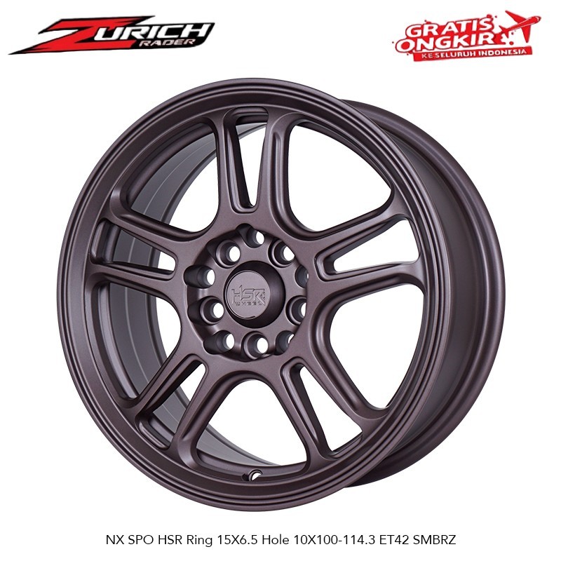 Velg Mobil Hsr Nx Spo Ring 15 Untuk Ertiga Xover Stream Veloz Xenia New Innova
