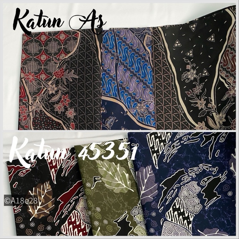 Batik Katun Meteran | Kain Katun Premium