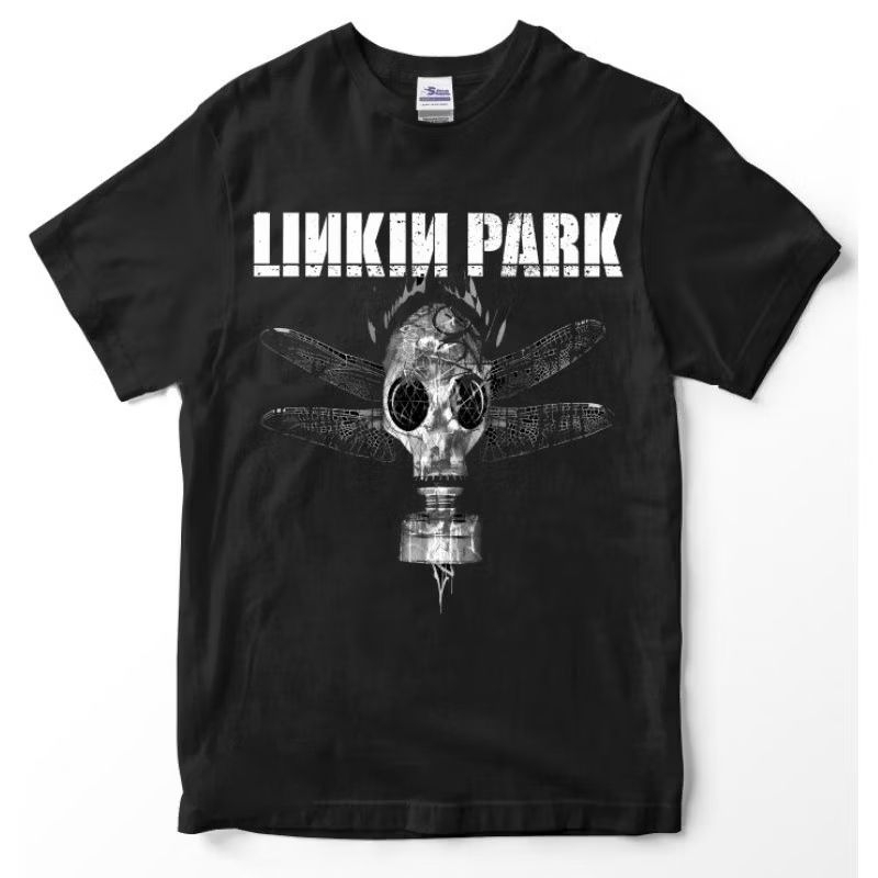 Kaos LINKIN PARK GAS MASK kaos band Linkin park KAOS MUSIK