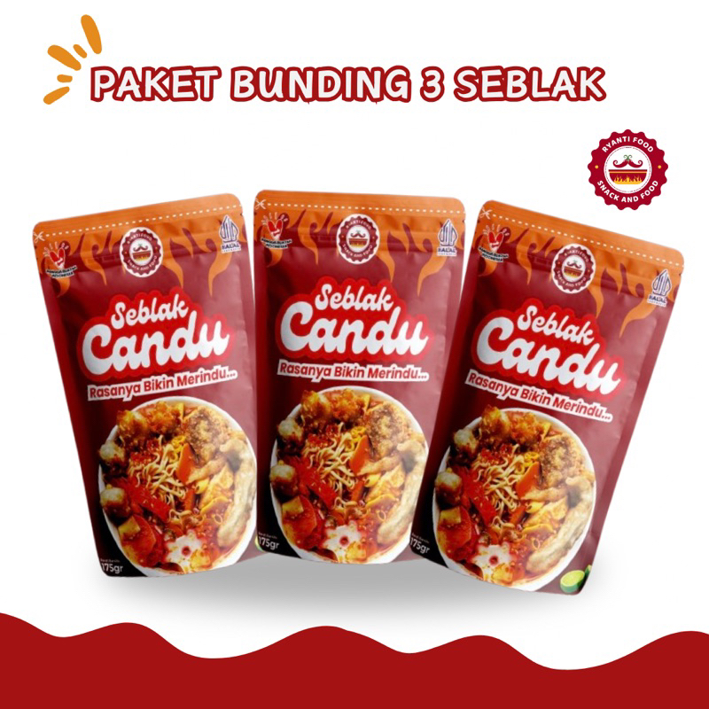 

PAKET 3 SEBLAK CANDU RYANTIFOOD