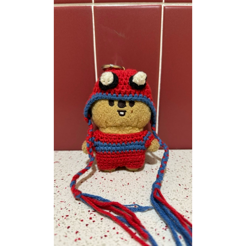 baju spiderman skzoo rajut