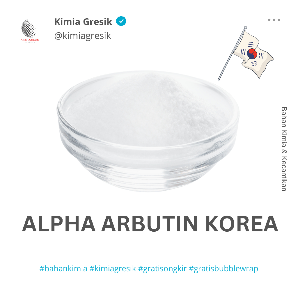 Alpha Arbutin Korea Alpha-Arbutin Arbutin Korea Selatan 100 gr