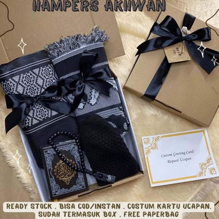 

Super Testimoni FREE PAPER BAG HAMPERS KADO COWOK SET PAKET PECI TASBIH SARUNG AL QURAN KADO PRIA MUSLIM HADIAH RAMADHAN LEBARAN PUASA