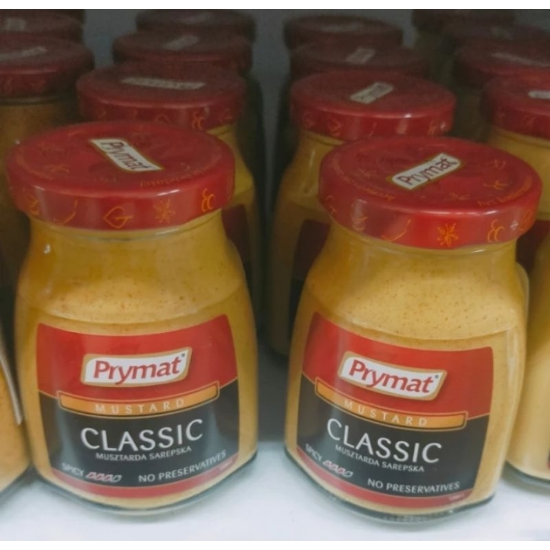 

prymat bumbu sauce mustard classic dressing saus 185gr