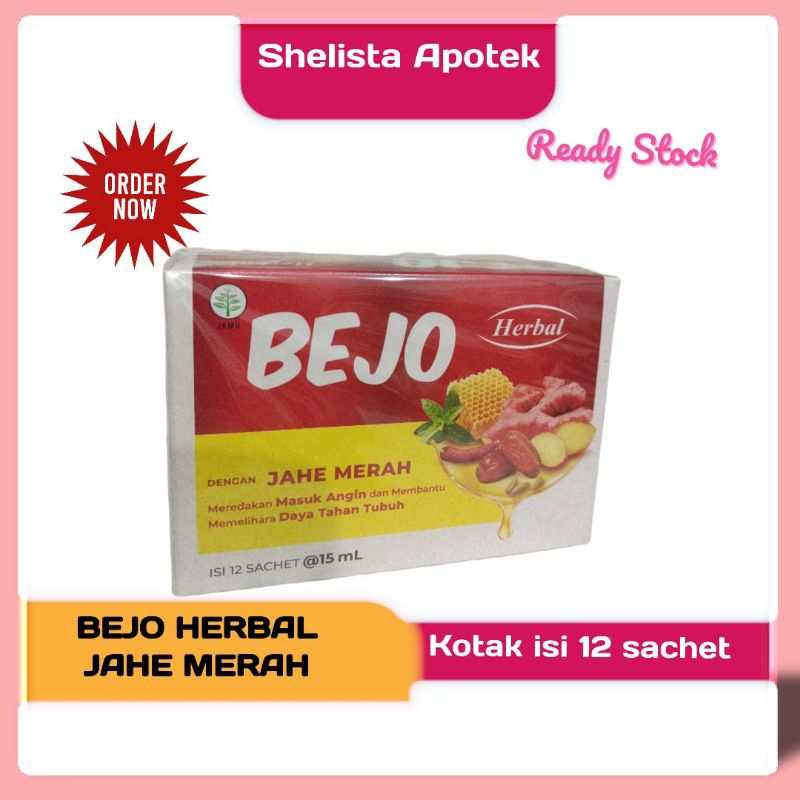 

BEJO JAHE MERAH HERBAL 12 Sachet / Jamu Masuk Angin