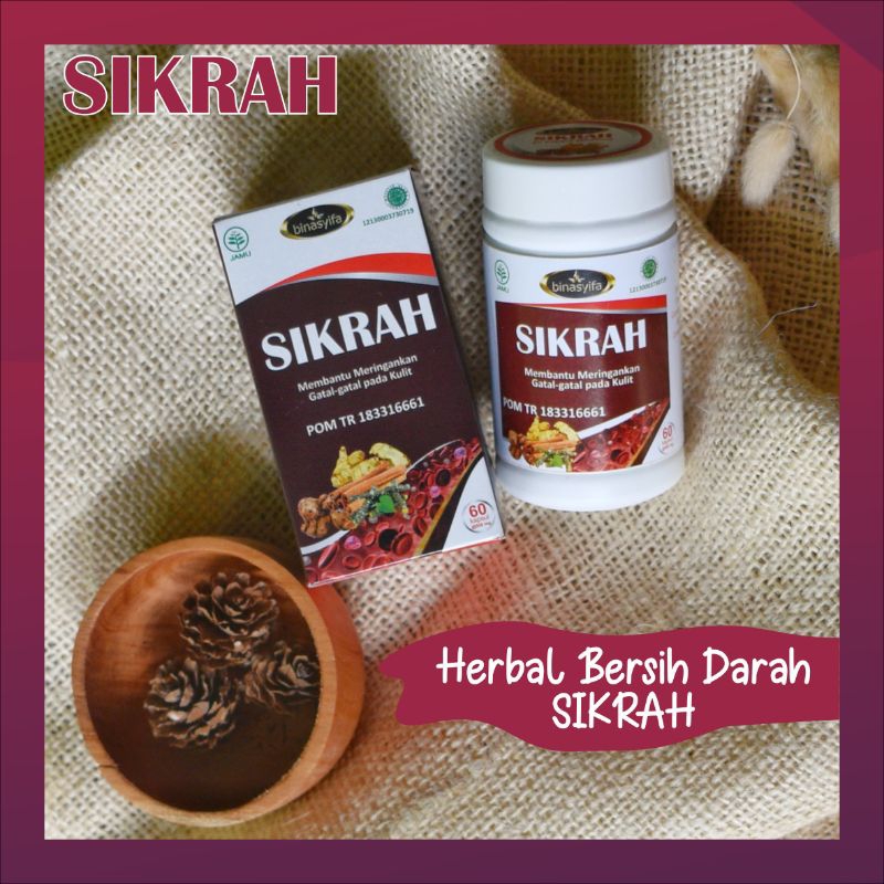 SIKRAH Obat Gatal -gatal Kulit Alergi Darah Kotor