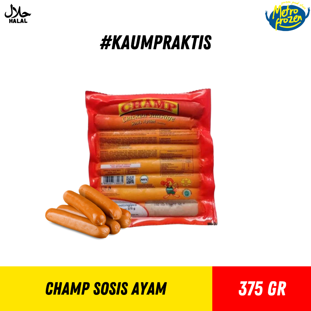 

Champ Sosis Ayam 375gr & 500gr