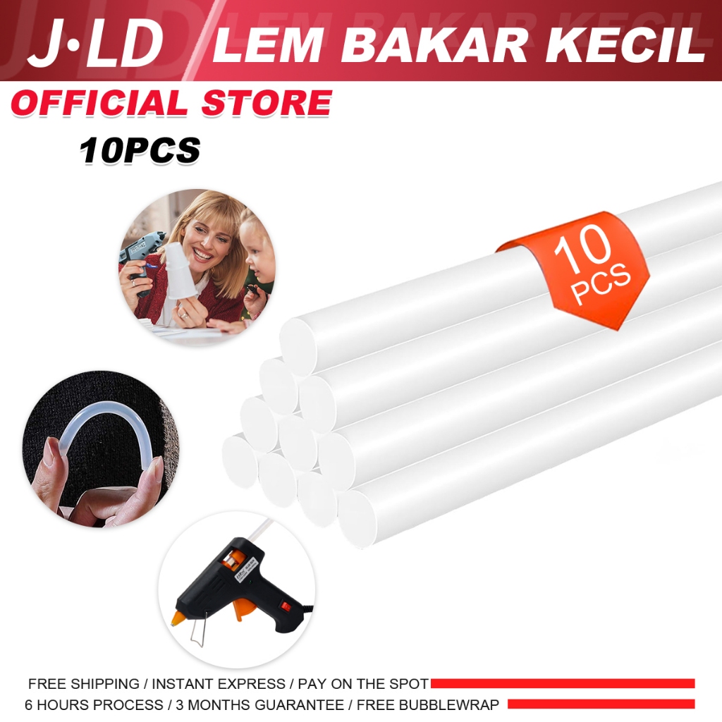 JLD Lem bakar Kecil 10PCS Glue Stick 7MM/11MM Refill Glue Gun Origin