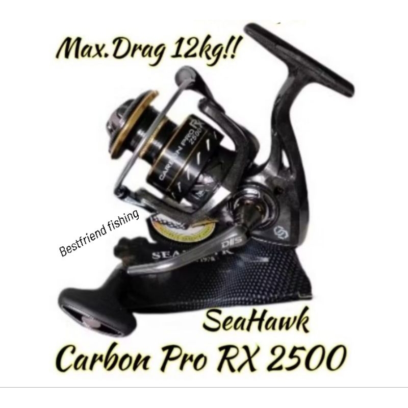 Reel Seahawk CARBON PRO RX 2500 Power Handle Max Drag 12kg