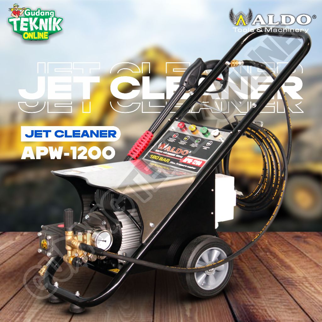 Alat Mesin Cuci Mobil Steam ALDO APW-1200 APW-1700 / Jet Cleaner ALDO APW 1200 APW 1700 - High Press