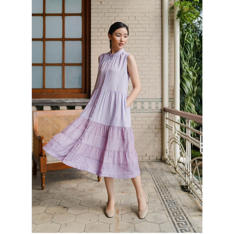 Preloved Maven Valerie Dress In Lavender Mist